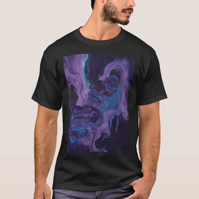 Camiseta Caras abstractas (Anverso)