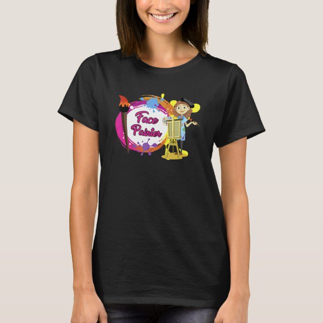 Camiseta Caras de artista pintor (Anverso)