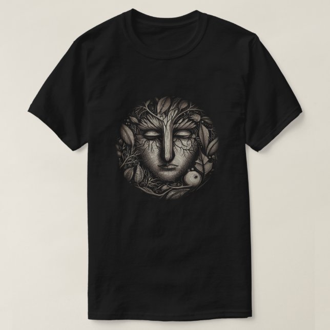 Camiseta Caras de bosque (Diseño del anverso)