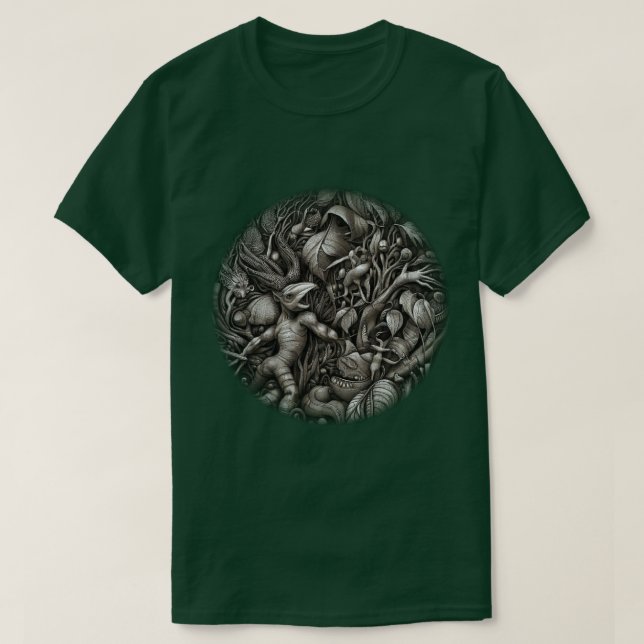 Camiseta Caras de bosque (Diseño del anverso)