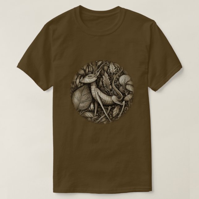 Camiseta Caras de bosque (Diseño del anverso)