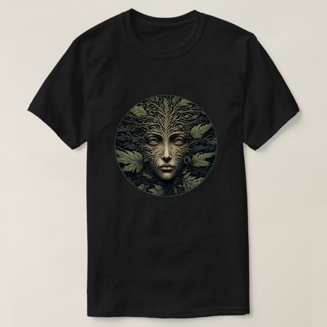 Camiseta Caras de bosque (Diseño del anverso)
