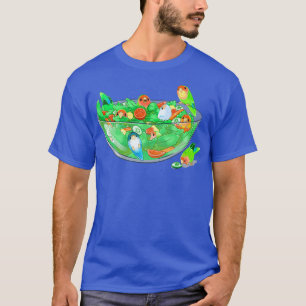 Camiseta Caras de ensalada de pájaro