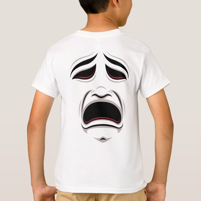 Camiseta Caras De La Comedia Y La Tragedia (Reverso)