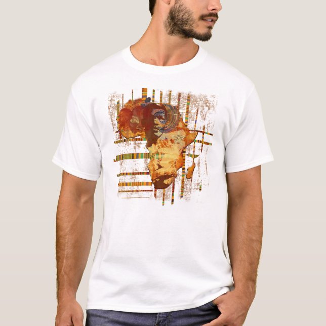 Camiseta Caras del arte tribal étnico africano África T de (Anverso)