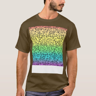 Camiseta Caras divertidas en el arcoiris 1