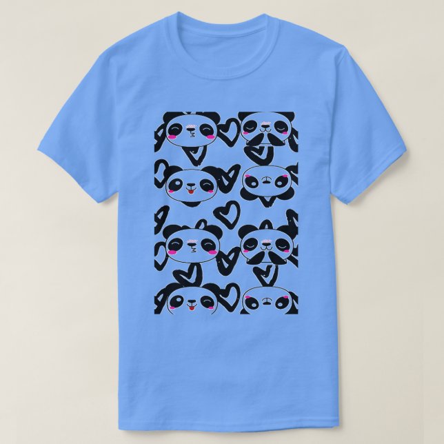 Camiseta Caras pandámicas (Diseño del anverso)
