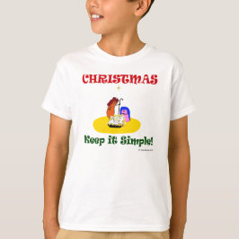 Camiseta "Caras sucias", los Navidades lo mantienen simple,