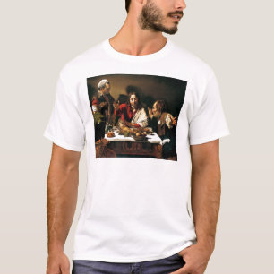 Camiseta Caravaggio - cena en Emmaus - pintura clásica