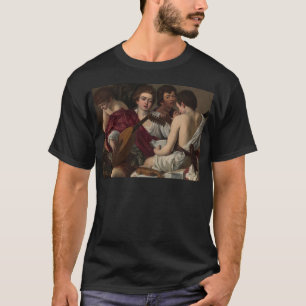 Camiseta Caravaggio - los músicos - ilustraciones clásica