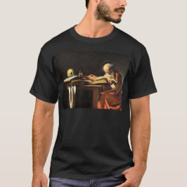 Camiseta Caravaggio - San Gerolamo - pintura del