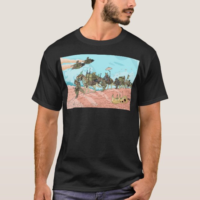 Camiseta Caravana Alien. (Anverso)