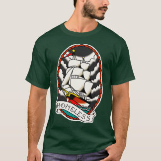 Camiseta Caravela Tatuaje Tradicional Sin Hogar