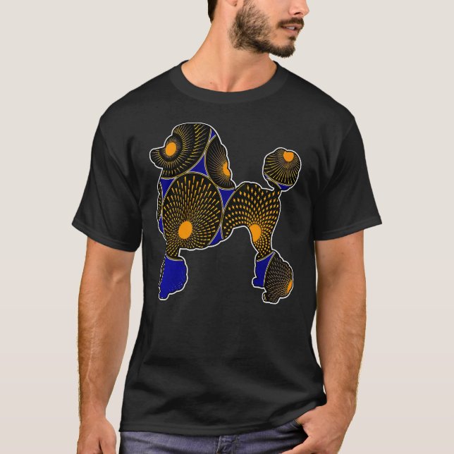Camiseta Carbón de impresión africano (Anverso)