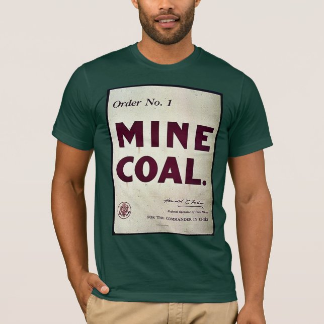 Camiseta Carbón de la mina (Anverso)