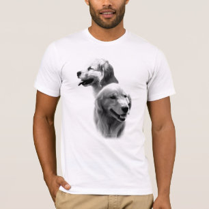 Camiseta Carbón de leña 2 del golden retriever