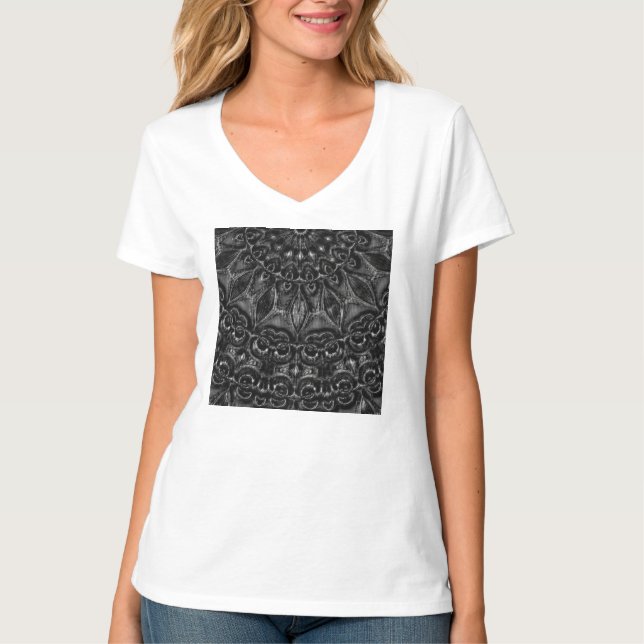 Camiseta Carbón Mandala  (Anverso)