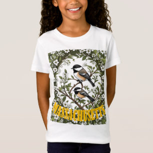 Camiseta Carbonero de Massachusetts y Mayflower