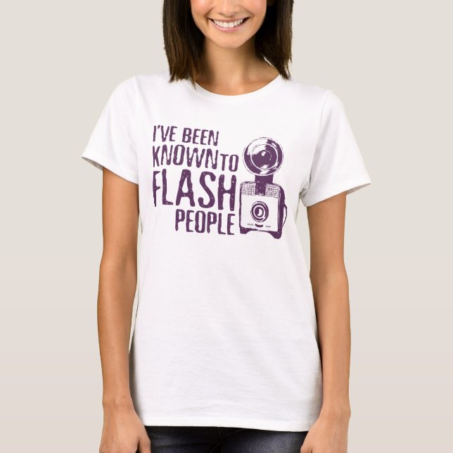 Camiseta Carcajada de fotógrafos divertidos (Anverso)