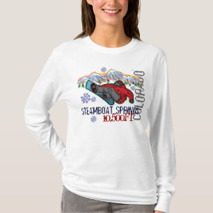 Camiseta Carcasa elevadora de snowboard Springs en barco de