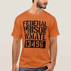 Camiseta Cárcel Federal de Prisión Funny Costuma de Hallowe