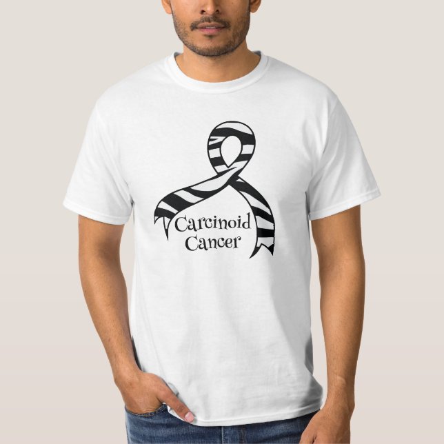 Camiseta carcinoide de la cinta de la conciencia (Anverso)