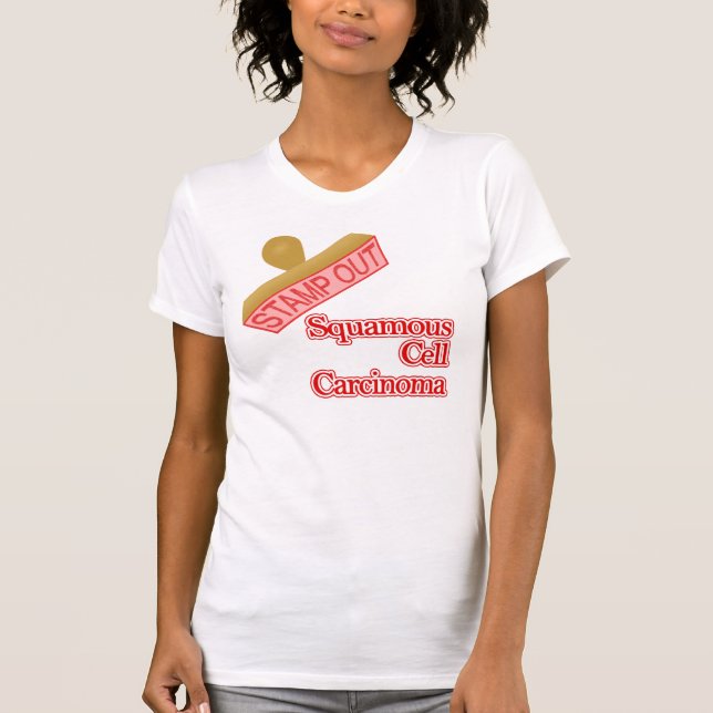 Camiseta Carcinoma de células escamosas (Anverso)