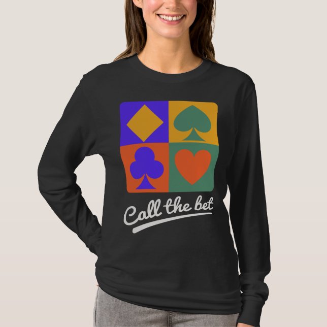 Camiseta Card Games  Call the Bet (Anverso)