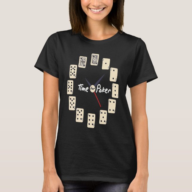 Camiseta Card Games  Tournament  Time for Poker (Anverso)