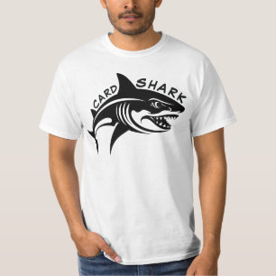 Camiseta Card Shark Gran Tiburón Blanco Crucero