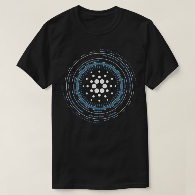 Camiseta Cardano ADA Crypto Cryptocurrency Premium (Diseño del anverso)