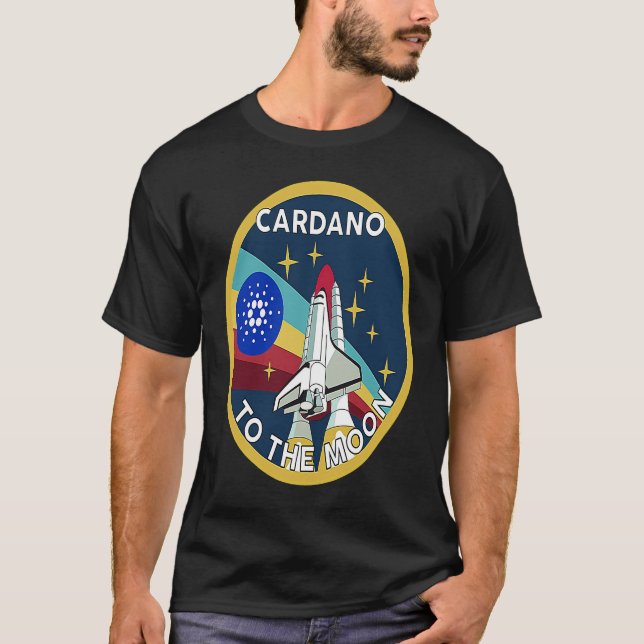 Camiseta Cardano Crypto  Cardano ADA  Cardano to the moon (Anverso)