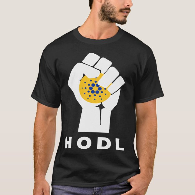 Camiseta Cardano Hodl Hand The Cardano Raised Fist Hodl (Anverso)
