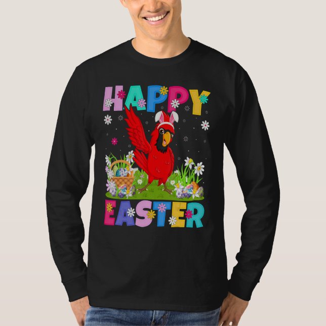 Camiseta Cardenal Bird Happy Easter Bundy Cardinal Easter S (Anverso)