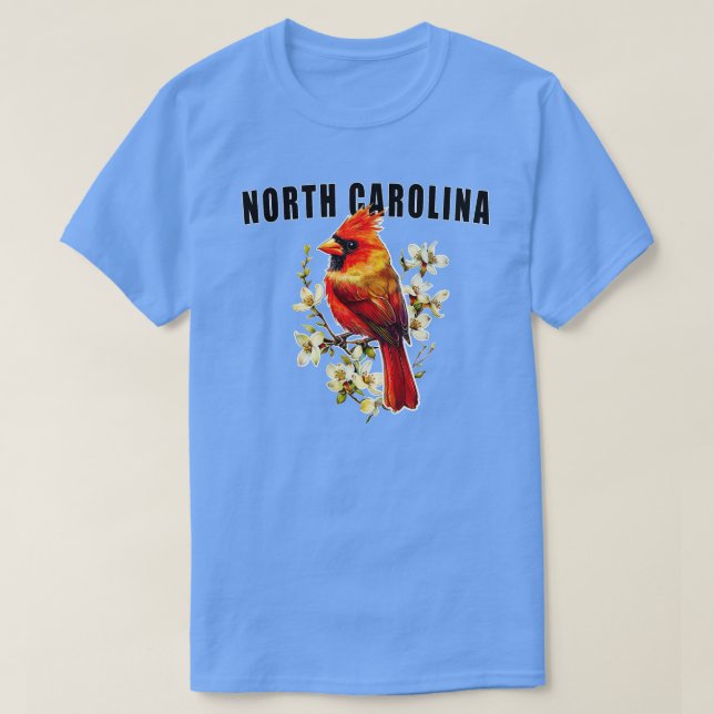 Camiseta Cardenal de Carolina del Norte (Diseño del anverso)