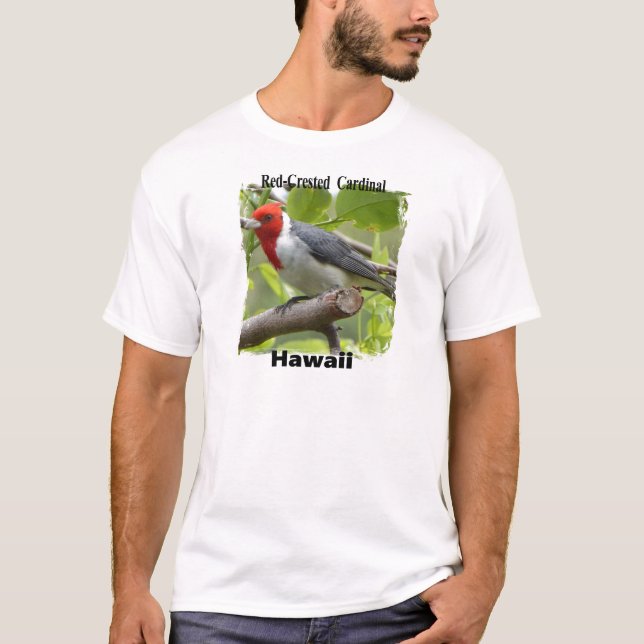 Camiseta Cardenal de cresta roja (Anverso)