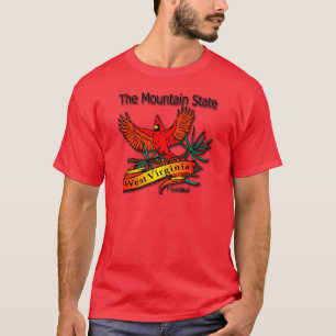 Camiseta Cardenal del estado de la montaña de Virginia