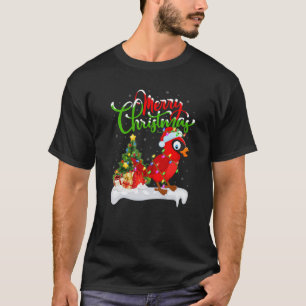 Camiseta Cardenal divertido Cardinal Bird Lover Xmas Encend