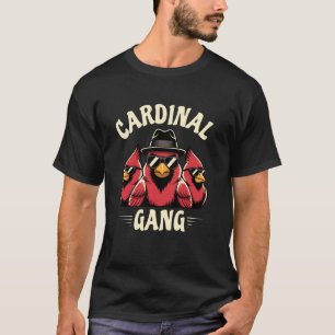 Camiseta Cardenal Norte Amante de la Observación de Aves Di
