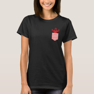 Camiseta Cardenal Norte Cardenal Rojo De Pájaro En El Bolsi
