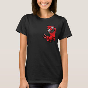 Camiseta Cardenal Norte Cardinal Bird Cardinal Red Cardinal