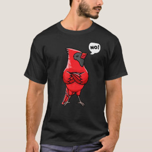 Camiseta Cardenal Norte Cardinal Bird Cardinal Red Stubborn