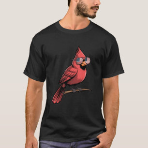 Camiseta Cardenal Norte USA Bandera Americana Gafas de Sol 