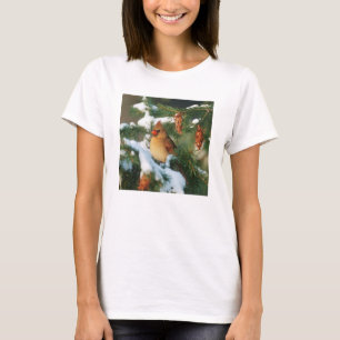 Camiseta Cardenal norteño en árbol, Illinois