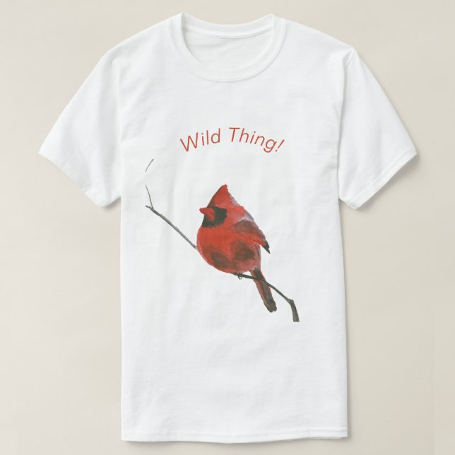 Camiseta Cardenal rojo (Diseño del anverso)