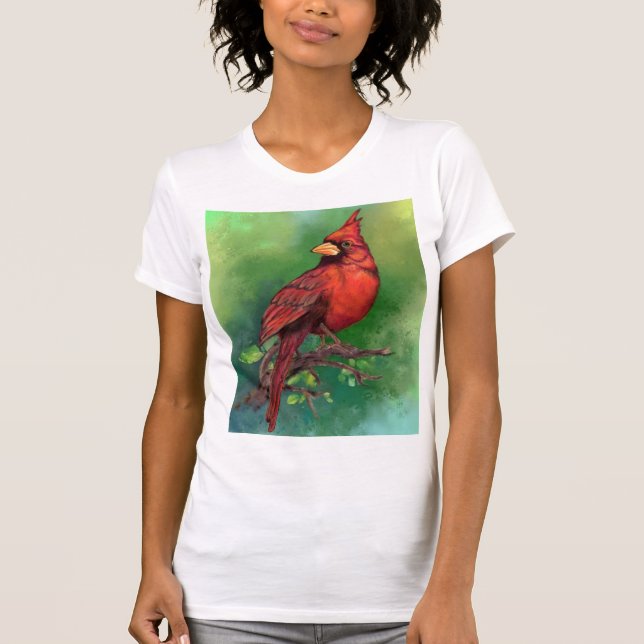 Camiseta Cardenal Rojo del Norte (Anverso)
