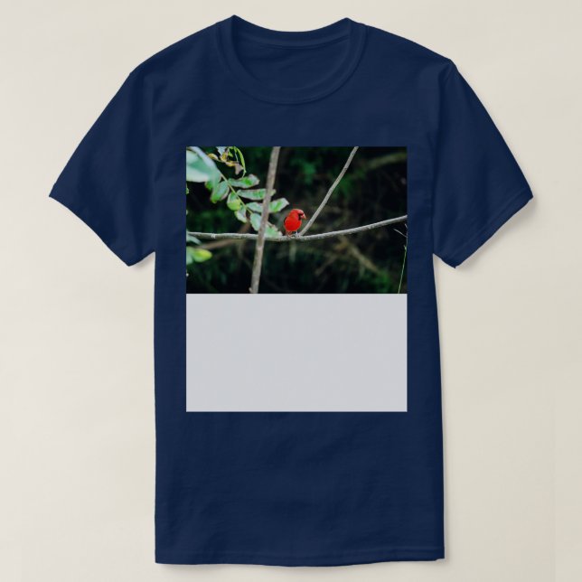 Camiseta cardenal rojo del norte TShirt (Diseño del anverso)