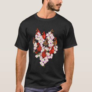 Camiseta Cardenal Rojo Observadores de Aves Aves