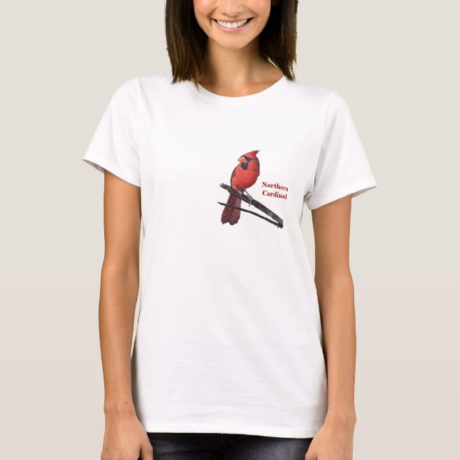 Camiseta Cardenal septentrional (Anverso)