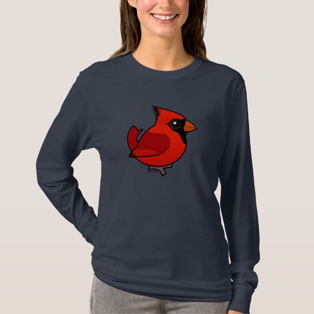 Camiseta Cardenal septentrional de Birdorable (Anverso)